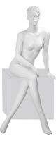 Манекен женский, скульптурный, сидячий / Kristy Pose 05