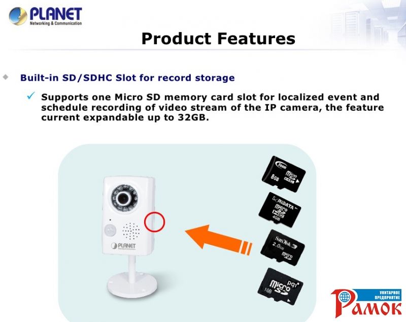 IP камера видеонаблюдения Planet ICA-HM101