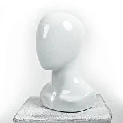 JESSICA-NF \ Манекен головы женский (без лица)\ белый