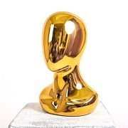 JESSICA-NF \ Манекен головы женский (без лица)\ золото