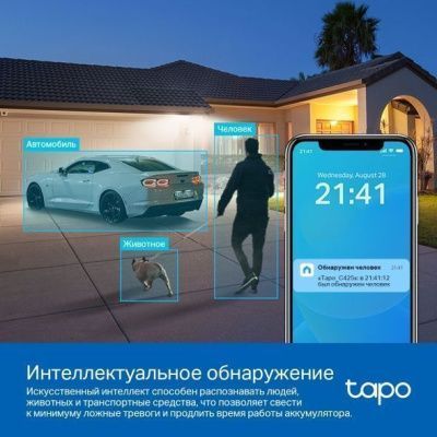 Фото Умная камера с питанием от аккумулятора Tapo C425