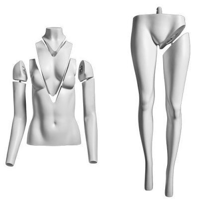 FOTO F-11S \ МАНЕКЕН ЖЕНСКИЙ ДЛЯ ФОТОСЪЕМКИ ОДЕЖДЫ (ПОДСТАВКА НА КОЛЕСАХ)